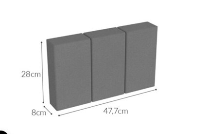 Jadar Obrzeże palisadowe Triblok 8x47,7x28 cm