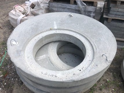 Pokrywa żelbetowa z otworem ⌀120 cm (wew.)
