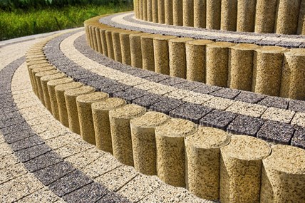 Jadar Palisada Ring Decor 17,5x20x90cm