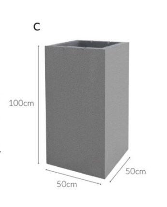 Jadar Donica ogrodowa Gama Grande C 50x50x100 cm