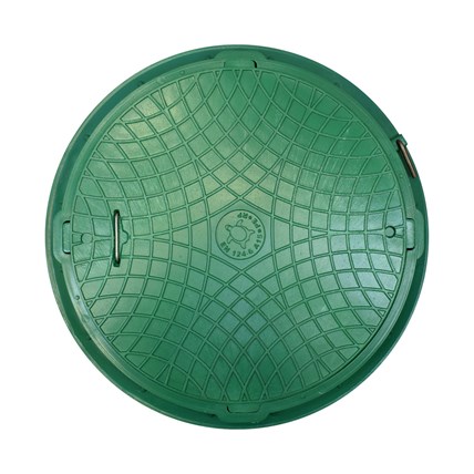 Właz polimerowy A15 60 cm średnicy - kolor zielony