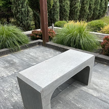 Pater Ławka betonowa 100x40x48,50 cm