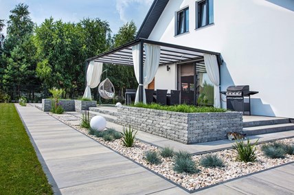 Jadar Stopień schodowy łupany/front  śrutowany