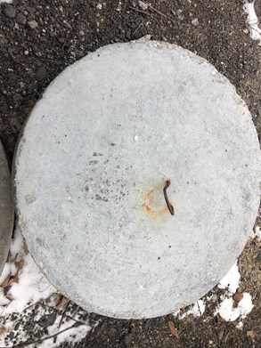 Pokrywa/ Właz betonowy op 500 (50cm średnicy)