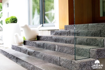 Jadar Stopień schodowy łupany/front  śrutowany