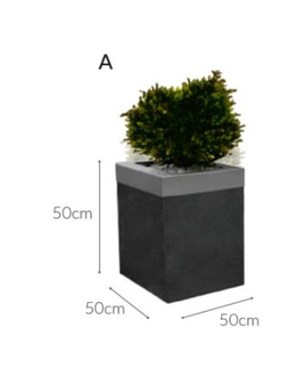 Jadar Donica ogrodowa Gama Grande A 50x50x50 cm