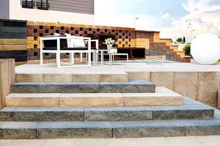 Jadar Stopień schodowy łupany/front  gładki